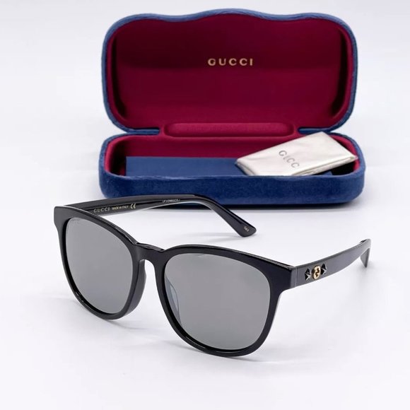Sale! New Gucci Women\'s 56mm Black Cat Eye Sunglasses! main image 2
